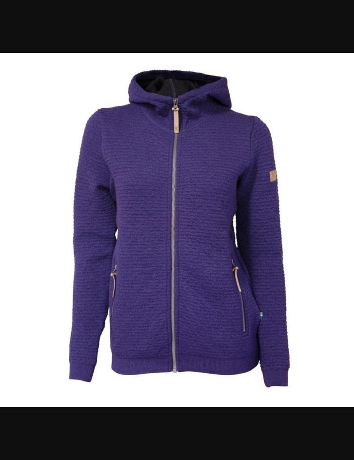 Ivanhoe vest Morel Hood FM Dark Purple voor dames van wol..., Kleding | Dames, Truien en Vesten, Paars, Nieuw, Verzenden