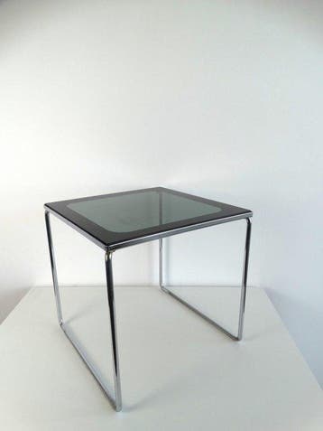 Brabantia - Bijzettafel - vierkante bijzettafel - Chroom,