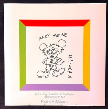 Keith Haring - Andy Mouse - Jaren 1990