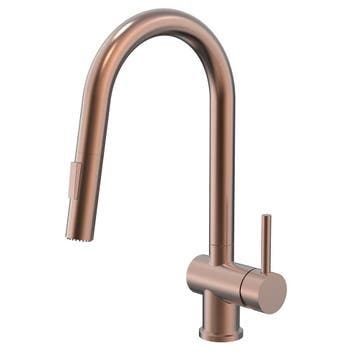 Keukenmengkraan Yami copper volledig Rvs met draaibare, Verzenden, Nieuw