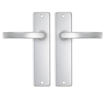 AXA basic schild blind met deurklink blok aluminium F1, Verzenden, Nieuw