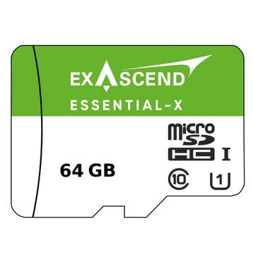 Exascend Essential-X Micro SD 64G, Ophalen of Verzenden, Nieuw, Overige typen, Overige merken