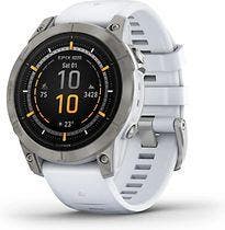 Garmin Epix Pro (Gen 2) 47 mm steengrijs/titanium met witte, Verzenden, Zo goed als nieuw