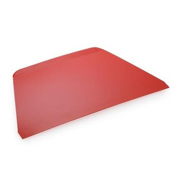 Deegschraper Kunststof Rechthoek Rood 21,6x12,8cm, Verzenden, Nieuw
