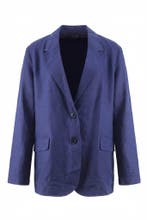 United Colors of Benetton Blazer in maat 48 Blauw, Kleding | Dames, United Colors of Benetton, Verzenden, Zo goed als nieuw, Blauw