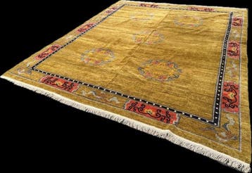 Nepal Art deco - Gereinigd - handgeknoopt - wol - Tapijt -, Nieuw