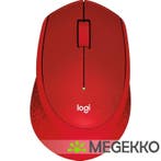 Logitech Mouse M330 Silent Plus Rood Draadloze Muis, Verzenden, Nieuw, Logitech