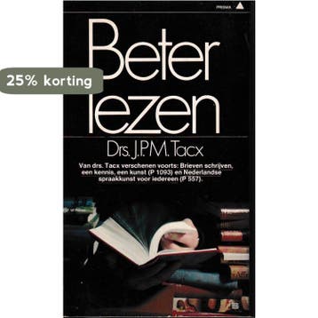 Beter lezen - Tacx 9789027409287, Verzenden, Gelezen, Tacx