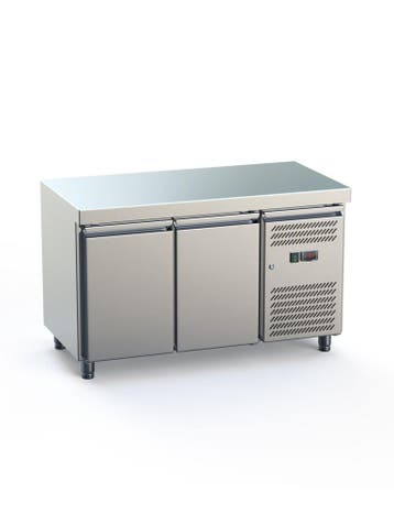Koelwerkbank - 2-Deurs - 282 Liter - RVS - 230V - H 85 x B 1, Verzenden, Nieuw in verpakking