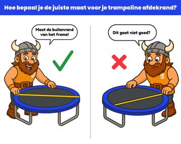 Trampoline Rand Bescherming | 305cm | OP=OP, Verstelbaar, Kinderen, Roces, Nieuw