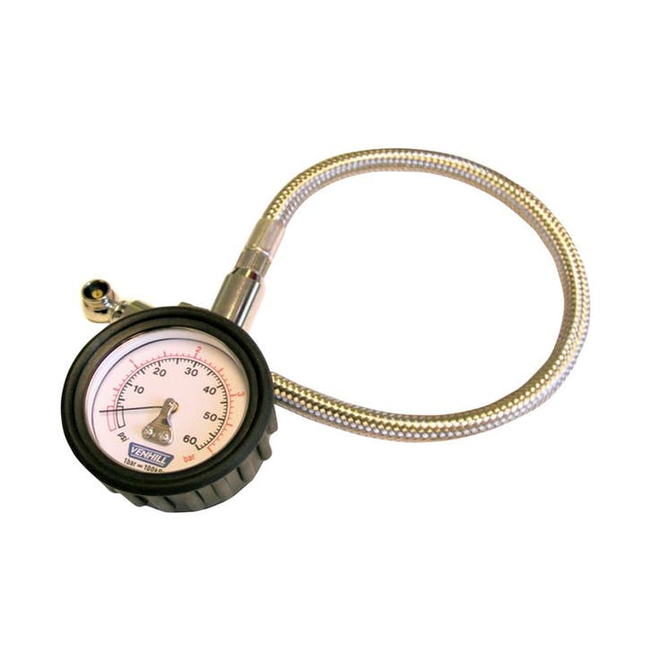 Bar/Psi Luchtdrukmeter Venhill (Meetinstrumenten), Motoren, Accessoires | Overige, Nieuw, Verzenden