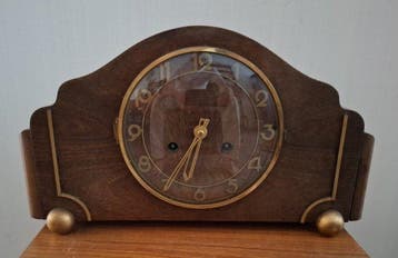 Pendule mantelklok - Hout - 1940-1950