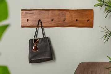 Muurgarderobe Mammut 80cm Acacia honing - 39956, Ophalen of Verzenden, Nieuw