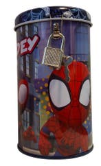 Spaarpot met slot voor kinderen Cilindervormig - Spidey, Verzamelen, Nieuw