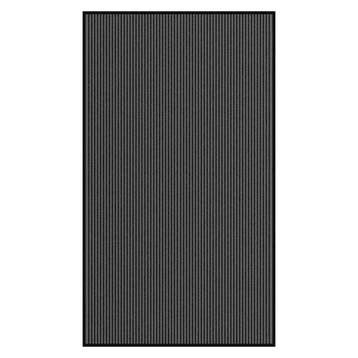 vidaXL Deurmat 115x200 cm streep zwart en grijs, Verzenden, Nieuw