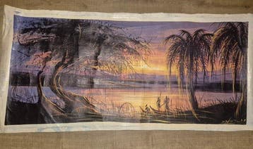 NyBAndoki - Afrikaanse rivierlandschap bij zonsondergang