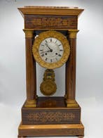 Pendule Charles X - Notenhout - 1850-1900 - Kolomklok