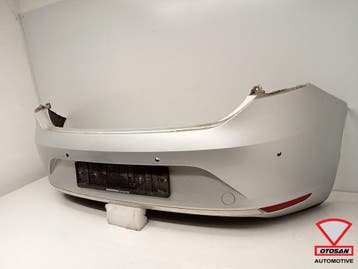 Seat Leon 5F 2012-2017 Achterbumper 4x PDC Kleur: Zilver Gri, Ophalen, Gebruikt, Achter, Bumper