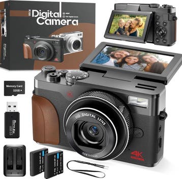 NBD K100 - Digitale Camera - 4K &amp; 56MP - Vlogcamera voor, Verzenden, Nieuw
