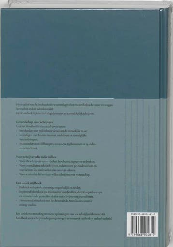 Handboek stijl 9789068904819 Peter Burger, Boeken, Verzenden, Gelezen, Peter Burger