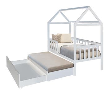 Peuterbed Huisje 160x80 | Met Lade | OP=OP, 85 tot 100 cm, Nieuw, Ophalen of Verzenden, Matras