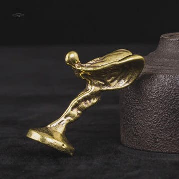 Handgemaakt Koperen Beeldje - Vintage Bronzen Mannetje voor, Verzenden, Nieuw