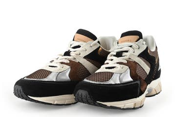 Shabbies Amsterdam Sneakers in maat 38 Zwart, Shabbies Amsterdam, Verzenden, Zwart, Sneakers of Gympen