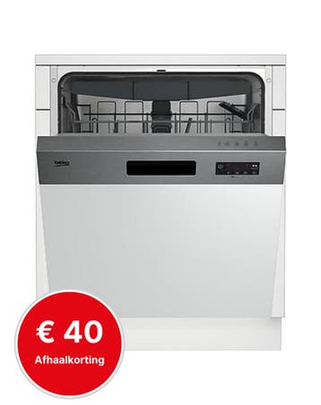 BEKO BDSN16450 Vaatwasser half-geïntegreerd, Witgoed en Apparatuur, Vaatwasmachines, Verzenden, Nieuw