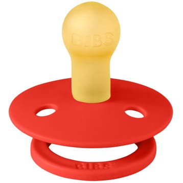 BIBS Pacifier Round Natual Rubber Size 1 Vanilla/Candy Apple, Ophalen of Verzenden, Nieuw, Overige typen