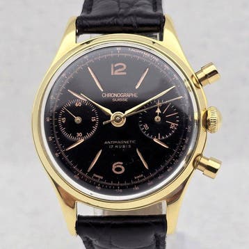 Chronographe Suisse - Cal. Vênus 188 - Telemetre &, Nieuw