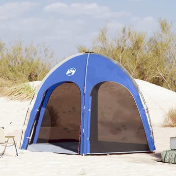 vidaXL Zwembad Tent met dak Azure Blauw 366 x 305 x 231 cm, Verzenden, Nieuw, Tot en met 2