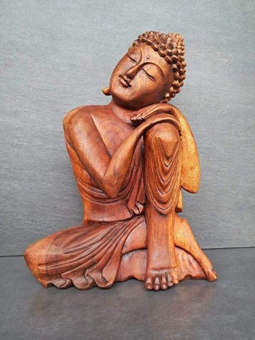 Bouddha zen/fait main - Beeld - Buddha - Indonesië (Zonder