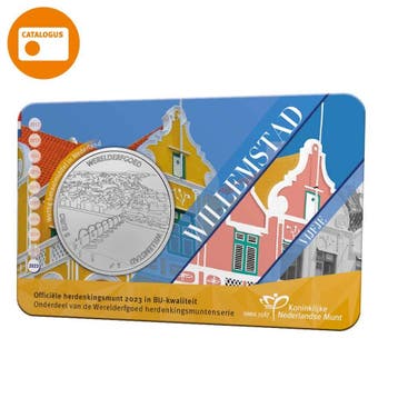 Willemstad Vijfje 2023 BU-kwaliteit in coincard, Verzenden