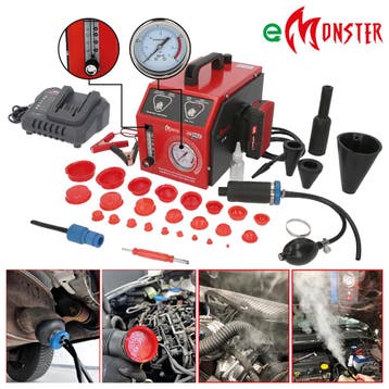 KS Tools Rookmachine Lekdetectie 36-delig met Accu, Auto diversen, Autogereedschap, Verzenden, Nieuw