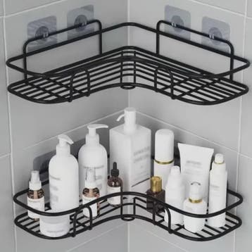 Hoek Douche Organizer - Geen Boren - Wandrek voor Badkamer &, Verzenden, Nieuw