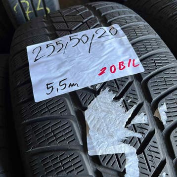 2 x Pirelli Scorpion Verde 255-50-20 Winterbanden 5,5mm, Gebruikt, 255 mm, Band(en), Personenwagen