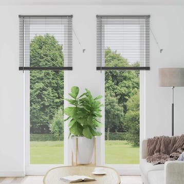 vidaXL Venetiaanse Jaloezieën Donkergrijs 220 x 70 cm, Huis en Inrichting, Stoffering | Gordijnen en Lamellen, Verzenden, Nieuw