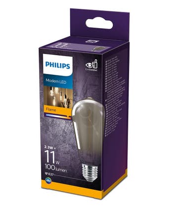 Philips LED filament Rustieklamp ST64 E27 2.3W 100lm 1800..., Ophalen of Verzenden, Nieuw