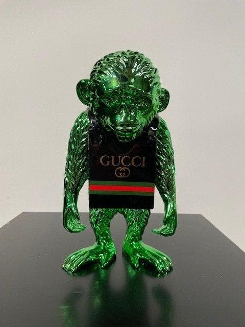 Van Apple - Fashion Monkey - Gucci, Antiek en Kunst, Kunst | Designobjecten
