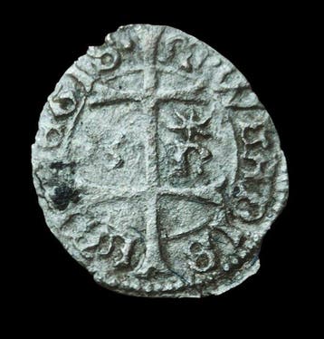 Hongarije, middeleeuws. Ladislaus V. King (1453-1457). Denar, Postzegels en Munten