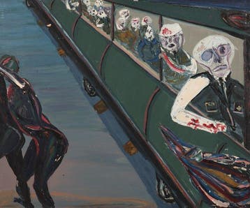 Olav Vorsel (1922-2007) - In de trein