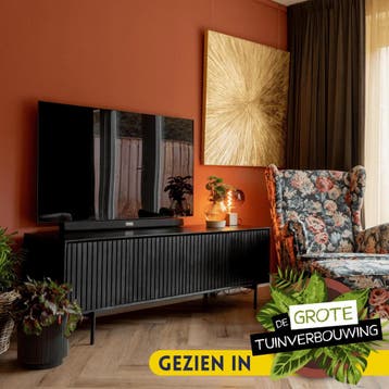 Tv meubel Madison Black | 165 cm | Starfurn, Huis en Inrichting, Ophalen of Verzenden, Nieuw