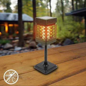 Solar lamp met vlameffect en insectenverdelger Spark, Zonne-energie, Kunststof, Verzenden, Minder dan 50 watt