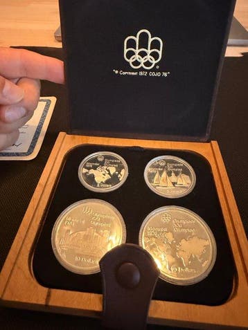 Canada. 5, 10 Dollars 1976, Montreal Olympic Proof Set