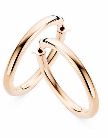 Casa Jewelry Oorringen Pirelli 40 - Rosé Verguld, Sieraden, Tassen en Uiterlijk, Oorbellen, Verzenden, Nieuw