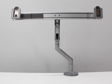 Duo-monitorsarm Humanscale - hoogte-/ breedteverstelbaar -, Werkplek, Ophalen of Verzenden, Gebruikt, Overige typen