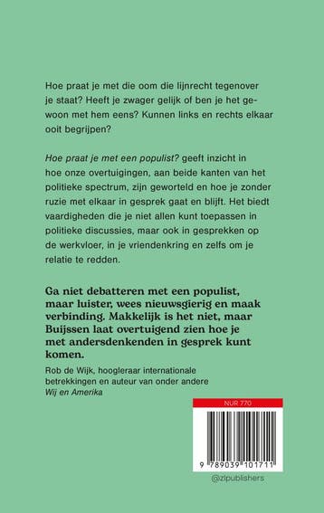 Hoe praat je met een populist? 9789039101711 Huub Buijssen, Boeken, Verzenden, Zo goed als nieuw, Huub Buijssen