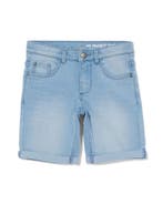 HEMA Kindershort jogdenim lichtblauw, Verzenden, Nieuw