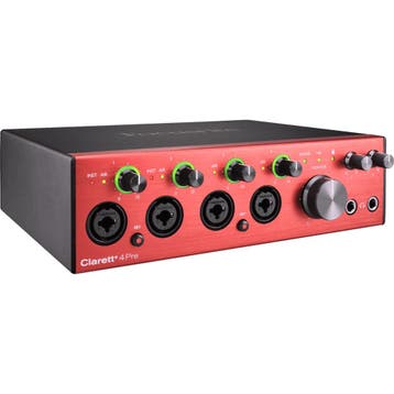 Focusrite Clarett+ 4Pre – Premium Audio Interface, Muziek en Instrumenten, Ophalen of Verzenden, Nieuw