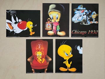Warner Bros - Looney Tunes – 5 grafik – 1000 Editions,, Antiek en Kunst